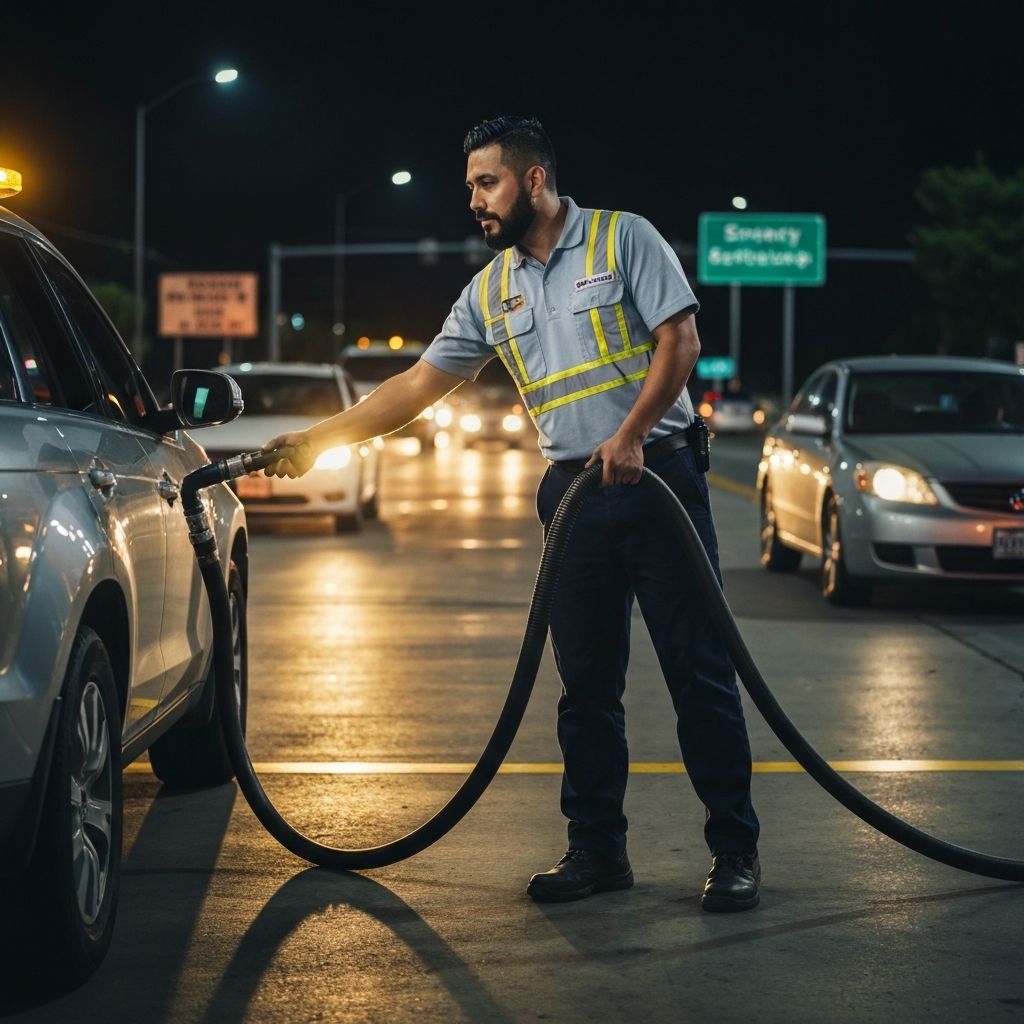 Подвезти бензин